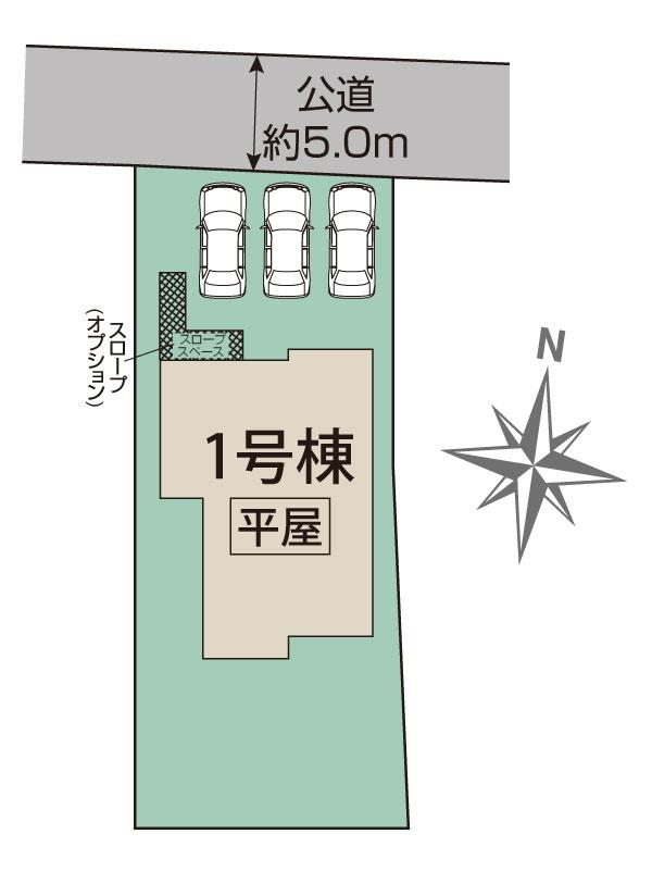 ブルーミングガーデン本庄市今井１棟の見取り図