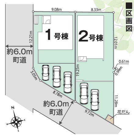 リナージュ酒々井中央台４丁目　第１期の見取り図
