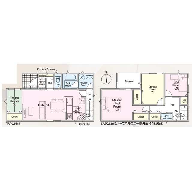 クレイドルガーデン東大阪市池島町 第1の見取り図