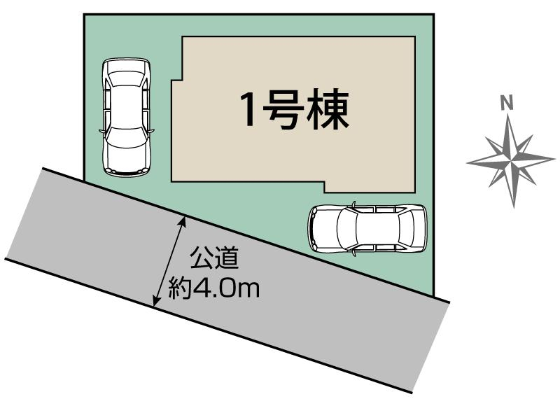 ブルーミングガーデン我孫子市高野山２期１棟の見取り図