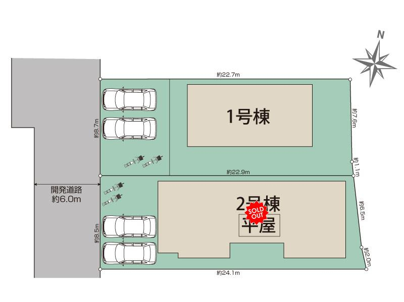 葛城市林堂 区画図