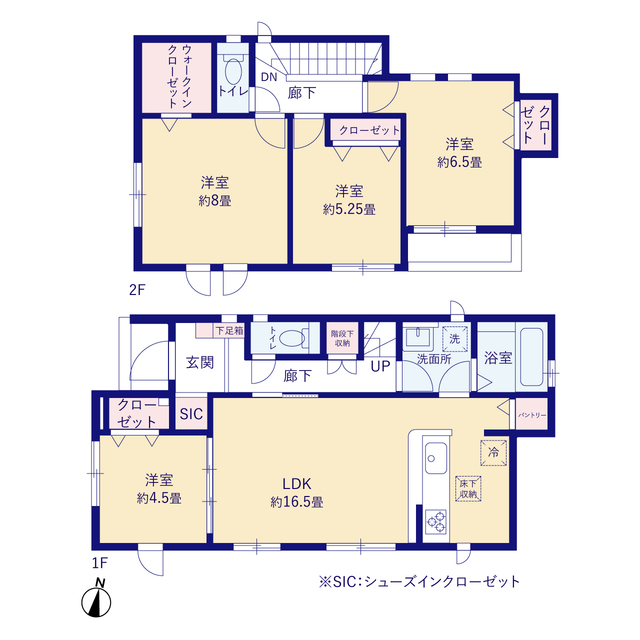 グラファーレ4228平塚市札場町１１期１棟の見取り図