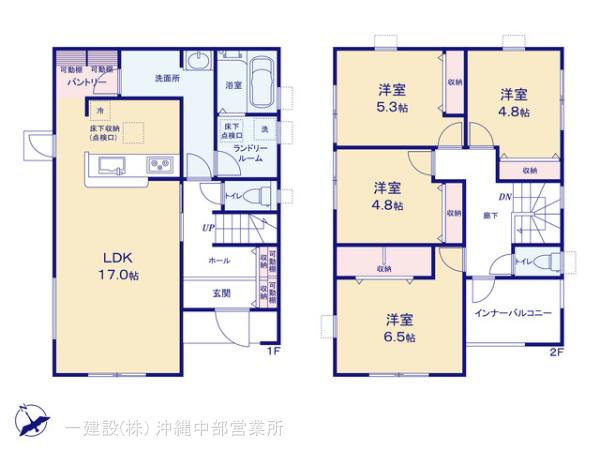 リーブルガーデン名護市川上の見取り図