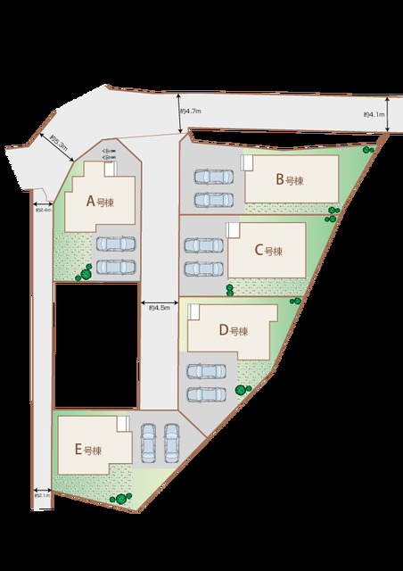 ハートフルタウン沼津大岡Ⅴの見取り図