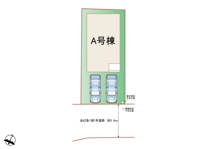ハートフルタウン五輪2丁目101番の見取り図