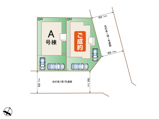 ハートフルタウン浮島二丁目50番の見取り図