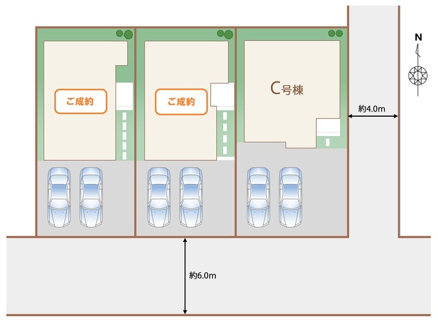 ハートフルタウン二木1丁目10番の見取り図