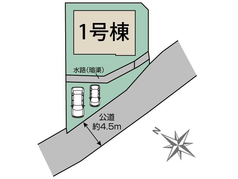 ブルーミングガーデン福岡市博多区東月隈３丁目１棟の見取り図