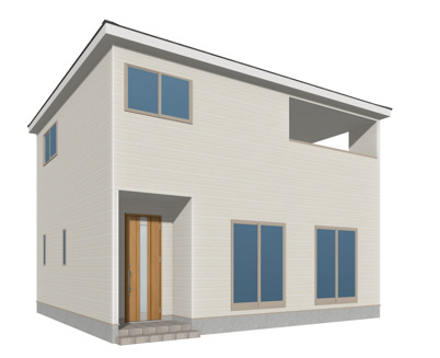 1号棟　外観（完成予想図）