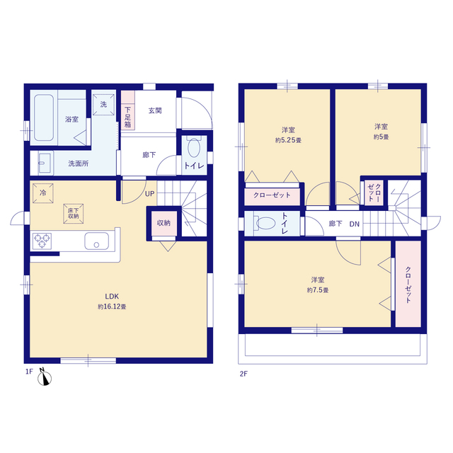 グラファーレ4333船橋市栄町３期４棟の見取り図