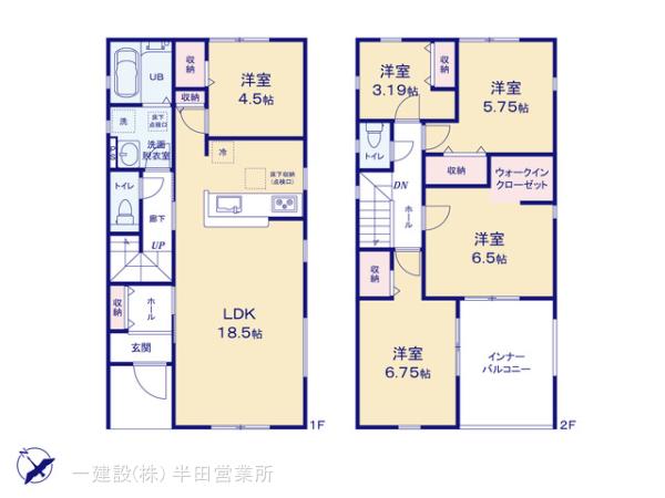 リーブルガーデン高浜市田戸町２丁目の見取り図