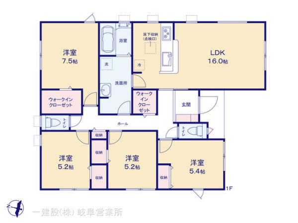 リーブルガーデン岐阜市敷島町８丁目第２の見取り図