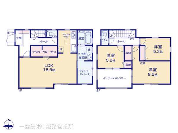 リーブルガーデン太子町矢田部4期の見取り図