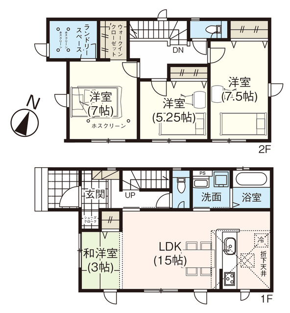 グラファーレ4372新潟市新津本町３棟の見取り図