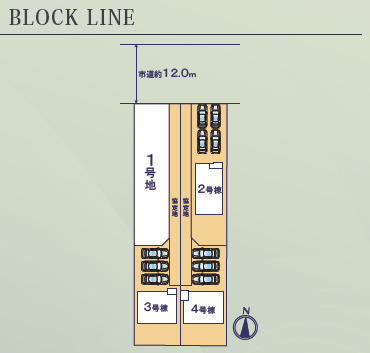 リナージュ湖西新居町新居　第２期の見取り図
