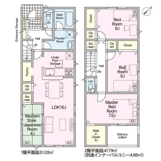 クレイドルガーデン岐阜市青柳町 第2の見取り図