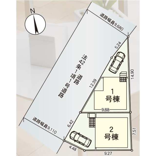クレイドルガーデン府中市是政 第20の見取り図