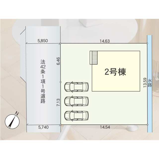 クレイドルガーデン善通寺市木徳町 第1の見取り図