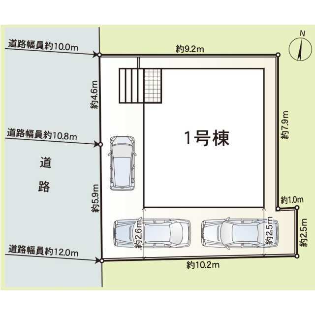 クレイドルガーデン一宮市多加木 第13の見取り図