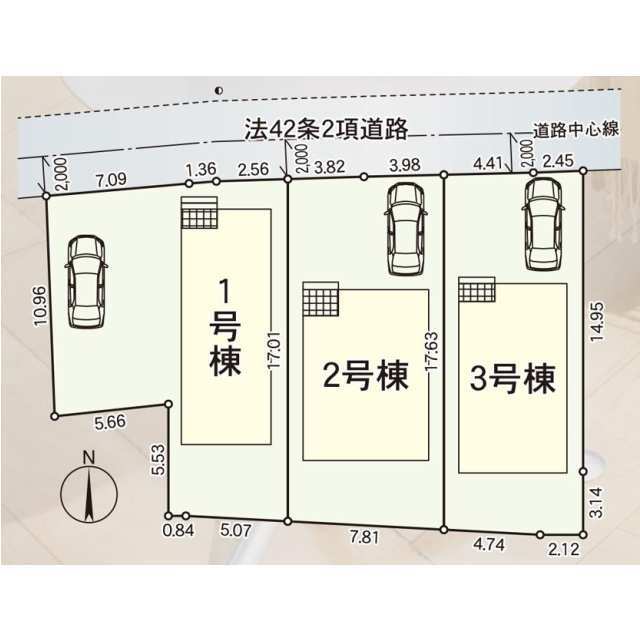 クレイドルガーデン郡山市開成 第4の見取り図