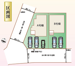 ハートフルタウン(名)尾張旭市緑町緑ヶ丘4期の見取り図