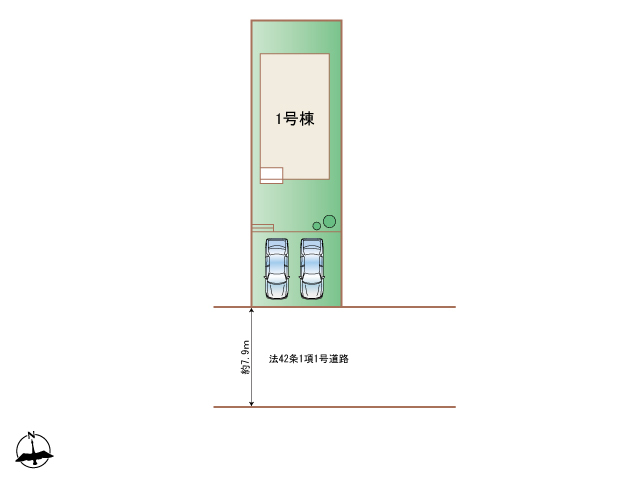 ハートフルタウン(名)一宮市三ﾂ井2期の見取り図