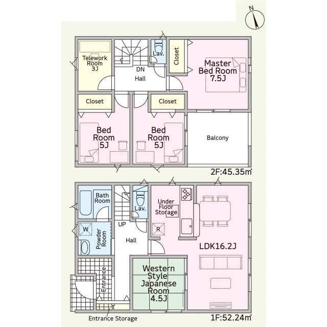 クレイドルガーデン鈴鹿市長太栄町 第4の見取り図