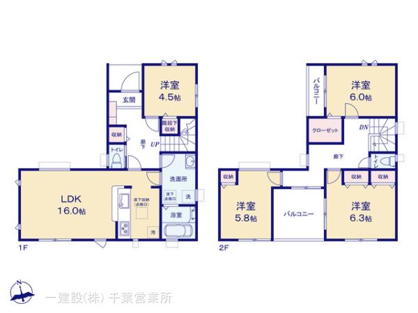 リーブルガーデン御成台３丁目の見取り図