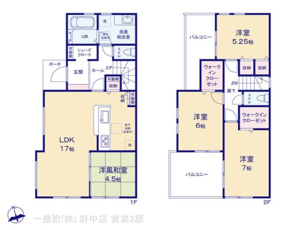 リーブルガーデン狛江市西野川３期の見取り図