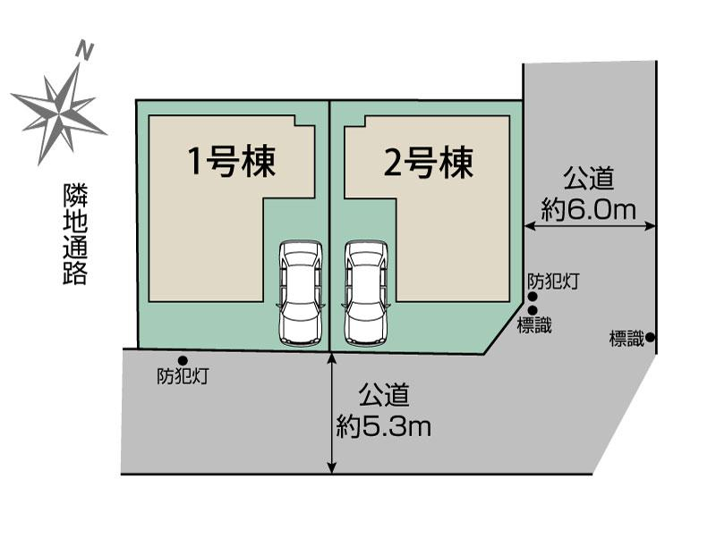 ブルーミングガーデン船橋市西習志野３丁目２棟の見取り図