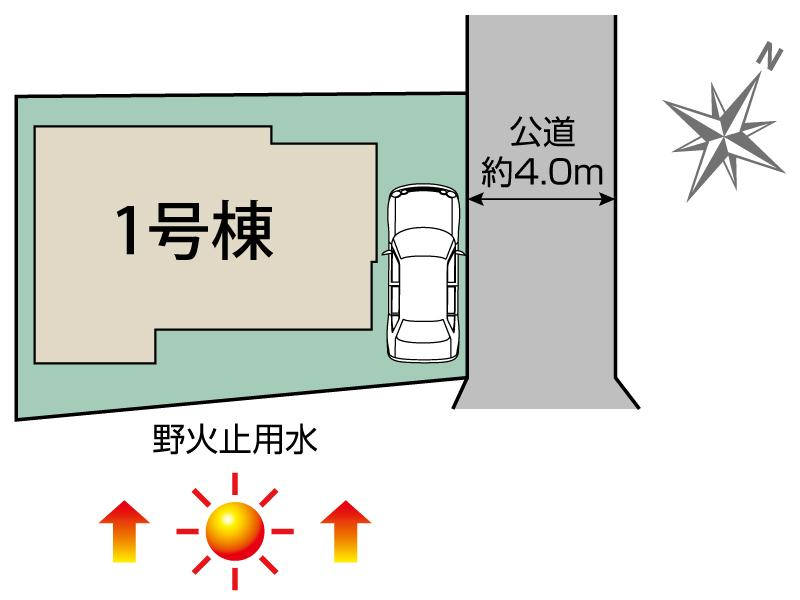 ブルーミングガーデン東村山市恩多町３丁目１棟の見取り図