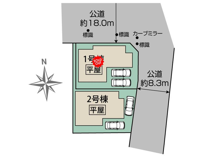 ブルーミングガーデン我孫子市湖北台２丁目２棟の見取り図