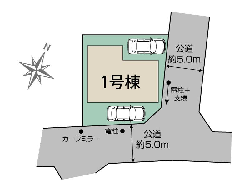 ブルーミングガーデン練馬区西大泉５丁目１棟の見取り図