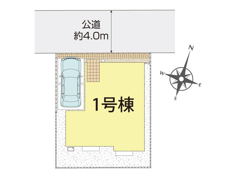 ブルーミングガーデン千葉市花見川区長作台１丁目１棟の見取り図