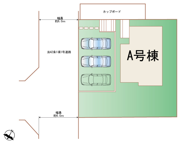ハートフルタウン(東)犬山市前原2期の見取り図