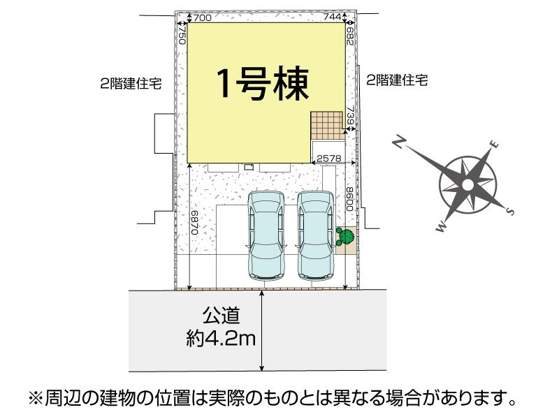 ブルーミングガーデン川越市諏訪町１棟の見取り図