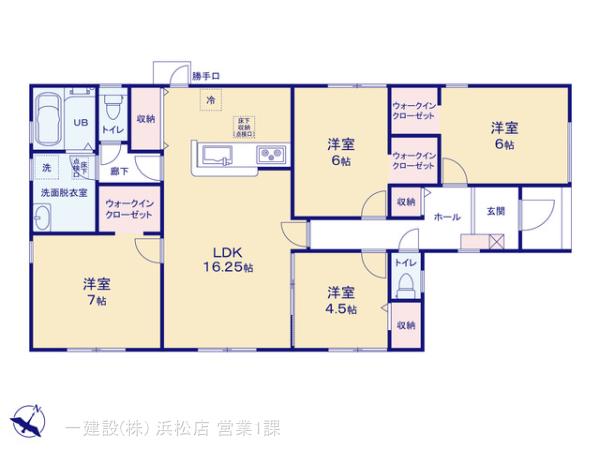 リーブルガーデン森町中川３期の見取り図