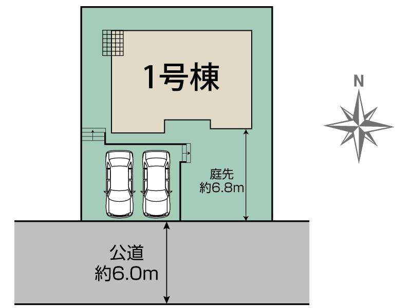 ブルーミングガーデン川崎市麻生区王禅寺東５丁目１棟の見取り図