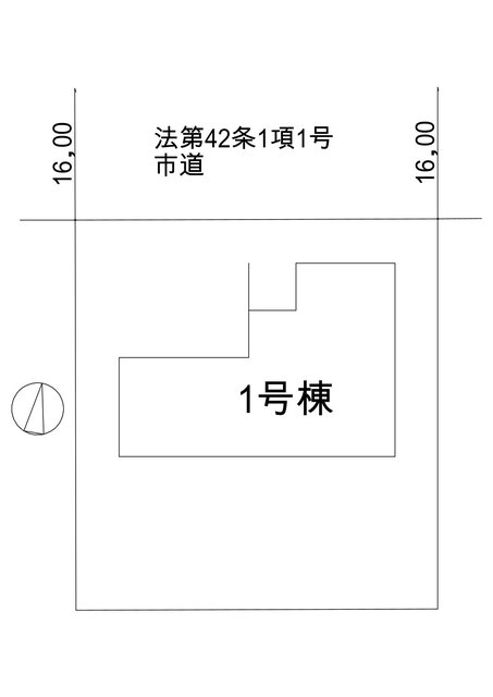 リナージュ印西高花６丁目　第１期の見取り図
