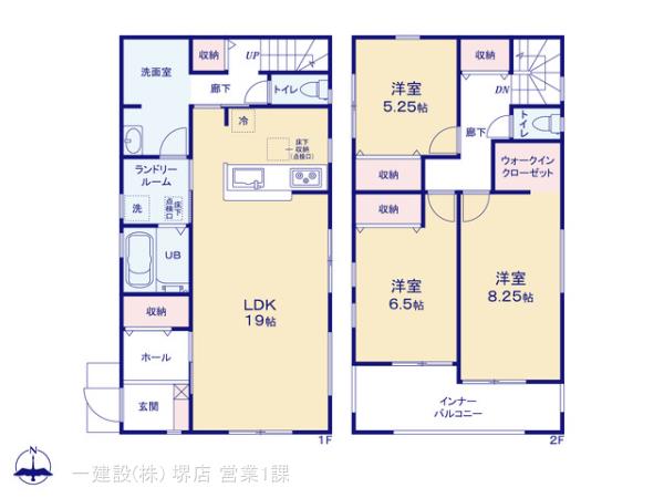 リーブルガーデン天理市指柳町２期の見取り図
