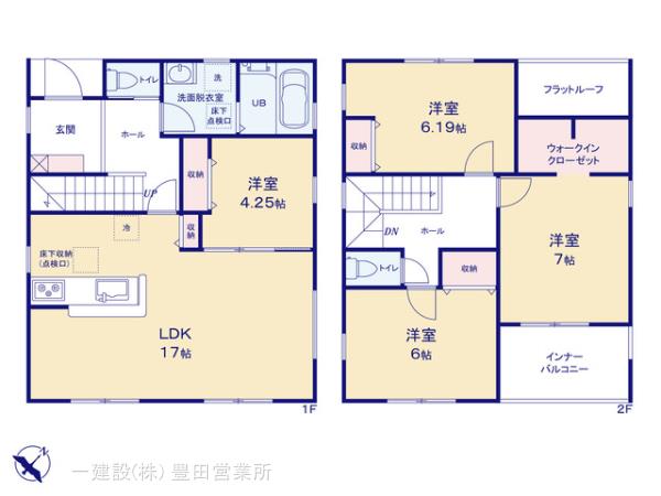 リーブルガーデン豊田市横山町の見取り図