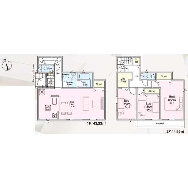 クレイドルガーデン柏市藤心 第6の見取り図