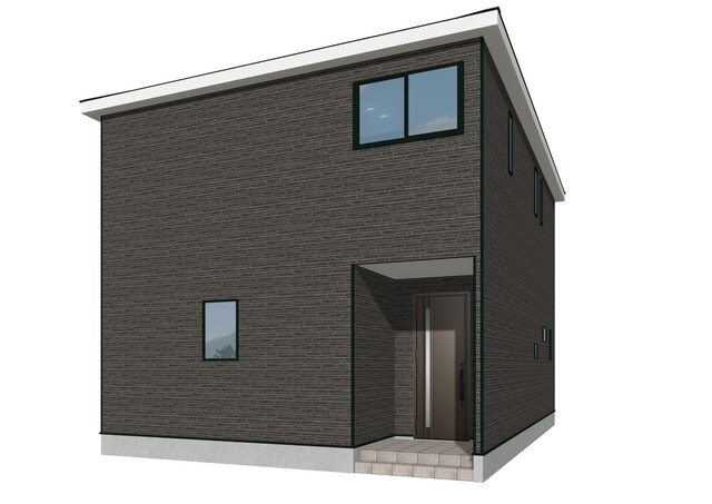 １号棟・北東（外観 完成予想図）