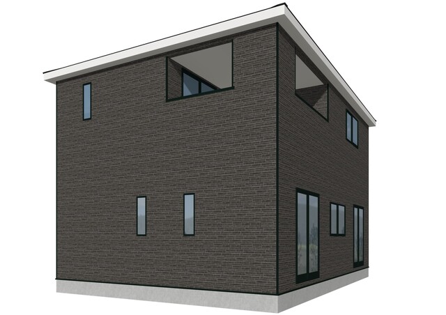 ２号棟・北東（外観 完成予想図）