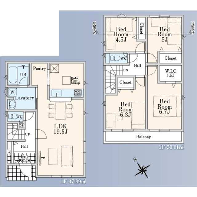 クレイドルガーデン武蔵村山市残堀 第19の見取り図