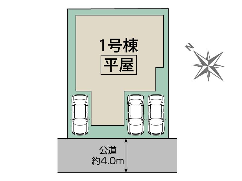 ブルーミングガーデン上尾市原市１棟の見取り図