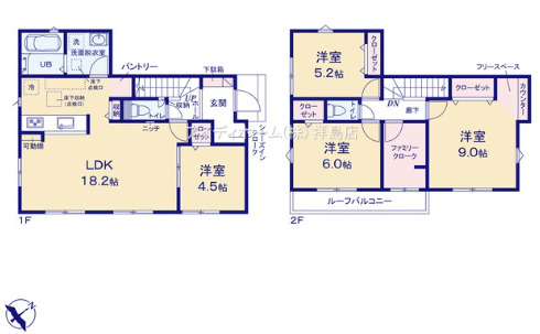 リナージュ八王子西寺方町　第３期の見取り図