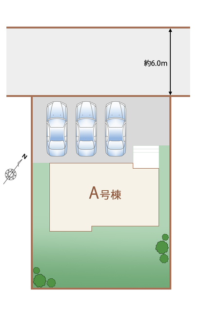 ハートフルタウン桜木2丁目129番の見取り図