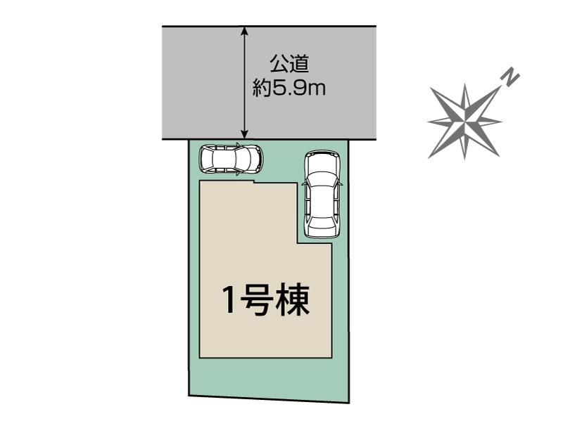 ブルーミングガーデン八千代市八千代台北１５丁目１棟の見取り図