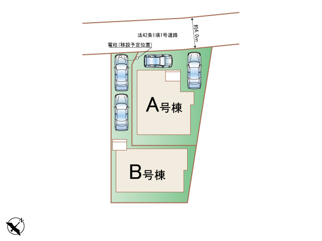 ハートフルタウン相模原市緑区下九沢597番の見取り図